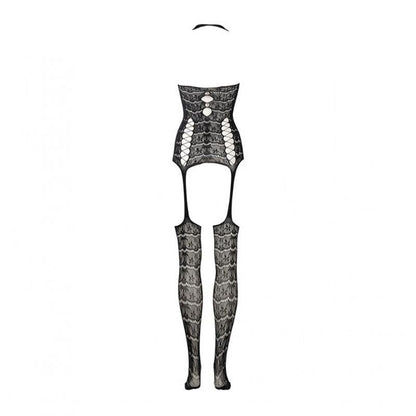 Le Desir Sexy Lingerie Kanten Catsuit Jarretel One Size, achterkant zonder model