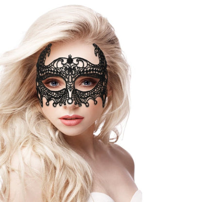 OUCH! Empress Black Lace Mask - Elegante Verleiding en MystiekBdsm - MaskersOuchBDSM