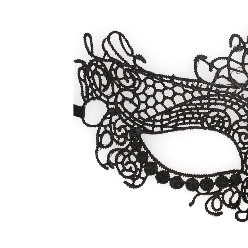 OUCH! Empress Black Lace Mask - Elegante Verleiding en MystiekBdsm - MaskersOuchBDSM