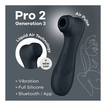 Satisfyer Pro 2 Generation 3 - Vernieuwde Klassieker met Liquid Air TechnologyVibo's - Vibrator miniSatisfyerSatisfyerPaars