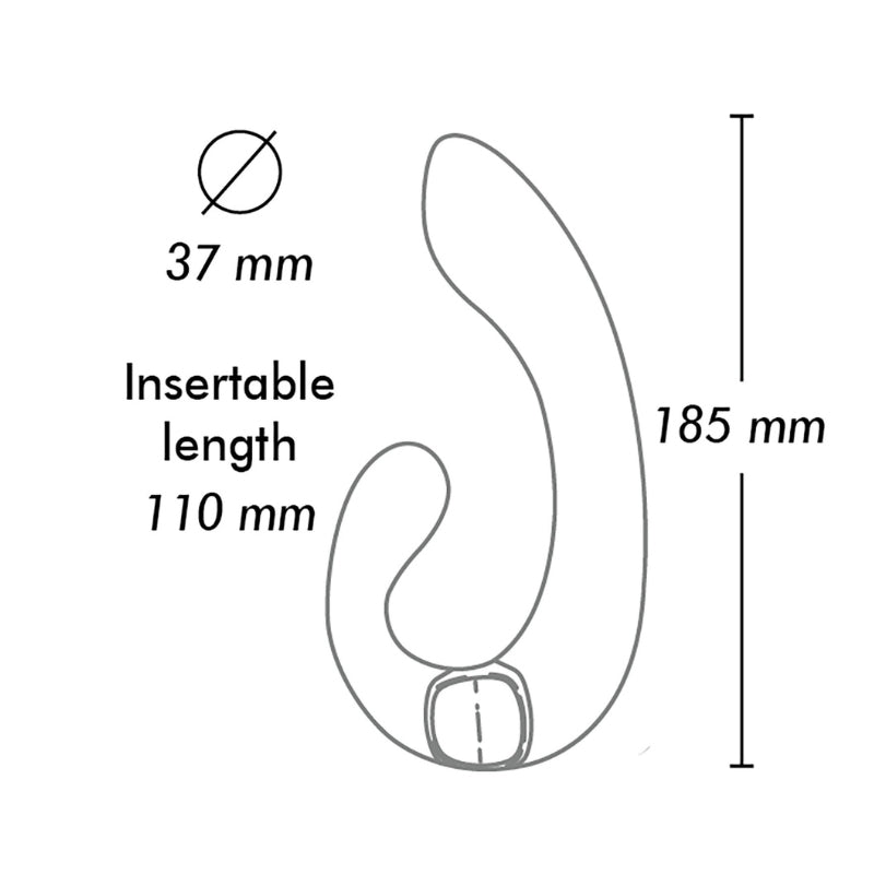 Shunga MIYO Dubbele Stimulator - Plezier voor Clitoris en G-spotVibo's - Vibrator g spotShungaSeksspeeltjesFuchsia