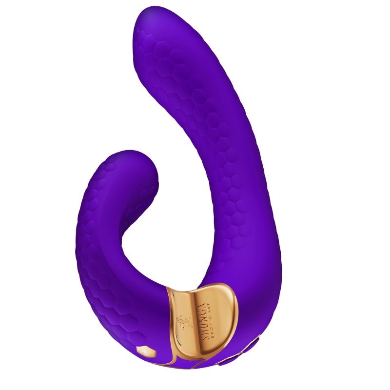 Shunga MIYO Dubbele Stimulator - Plezier voor Clitoris en G-spotVibo's - Vibrator g spotShungaSeksspeeltjesPaars