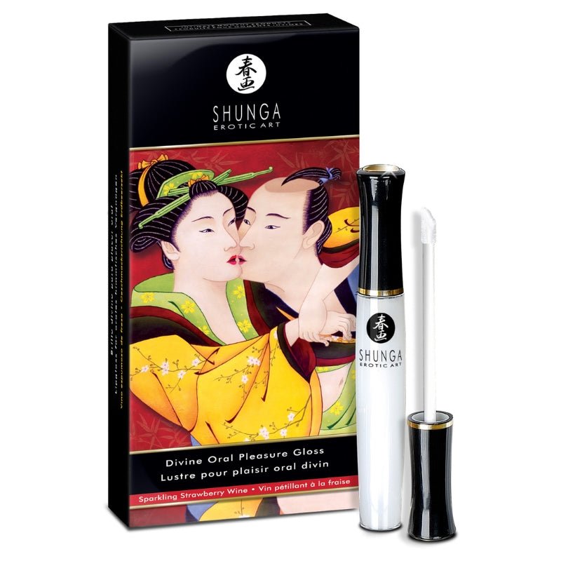 Shunga Oral Pleasure Lip Gloss - voor Intieme MomentenDrogisterij - VerzorgingShungaLip GlossAardbei