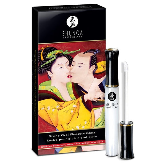 Shunga Oral Pleasure Lip Gloss - voor Intieme MomentenDrogisterij - VerzorgingShungaLip GlossAardbei