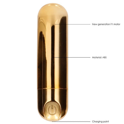 Ultimate Multi-Use Bullet Vibrator - Discreet en DynamischVibo's - Vibrator miniShotsSeksspeeltjesGoud