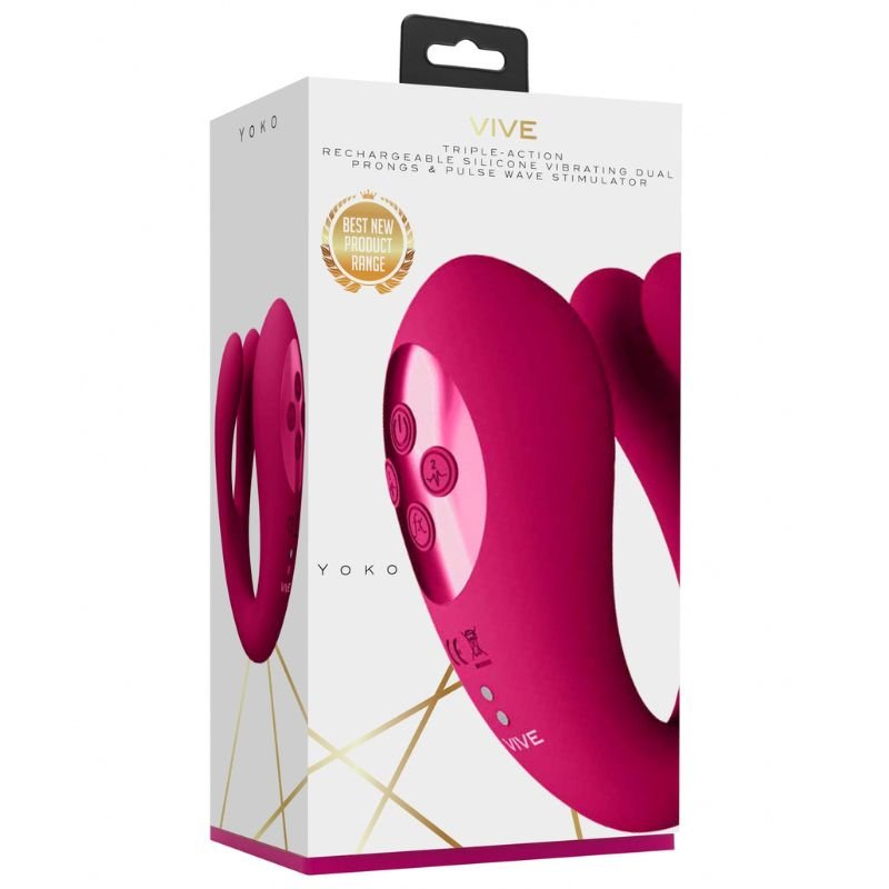 VIVE Yoko Vibrator - Grensverleggende Trillingen en PulsatieVibo's - Vibrator miniViveGiftboxPaars